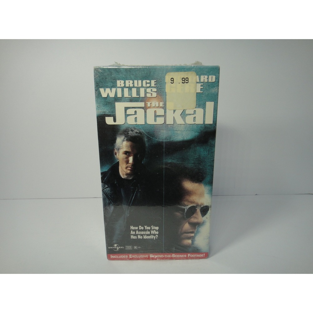 The Jackal VHS Bruce Willis Richard Gere 1997 Action Thriller THX Universal VTG